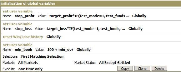 Multiple trigger actions