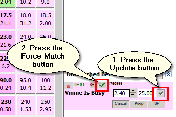 Update and force-match