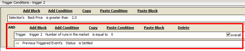 Second condition