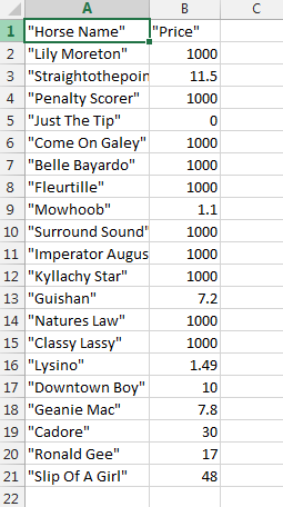 More selections